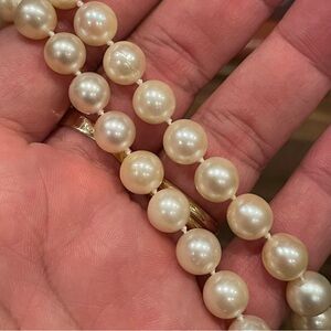 White Cultured Pearl Strand Necklace